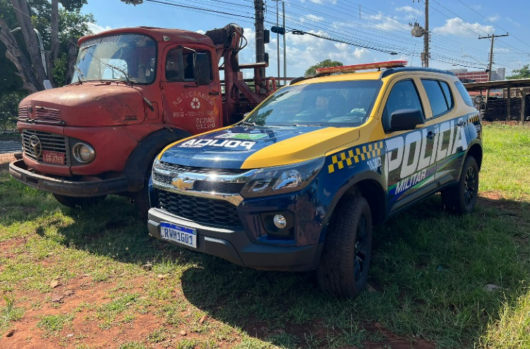PMR recupera caminhão furtado em Sidrolândia