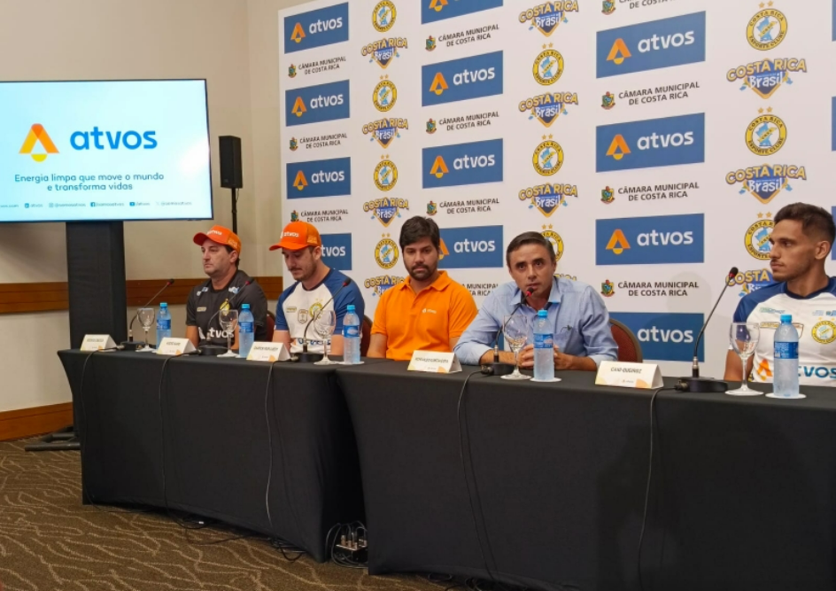 Na Capital, Atvos anuncia patrocínio oficial ao Costa Rica Esporte Clube para a temporada 2024