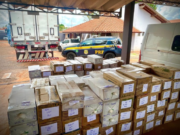 PRF apreende mais de 7 mil celulares em Chapadão do Sul