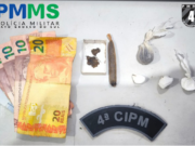PM de Chapadão do Sul flagra dois traficantes em plena atividade na cidade