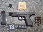 Polícia Militar, em rápida ação, prende dois assaltantes da agência dos Correios em Inocência-MS