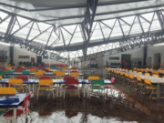 Desabamento do teto em Creche de Chapadão do Sul causa interdição temporária