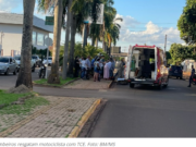 Acidentes envolvendo motonetas em avenidas de Chapadão do Sul deixa um homem com TCE