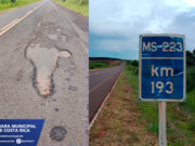 Câmara de Vereadores de Costa Rica Solicita Reparo Urgente na Rodovia MS-223