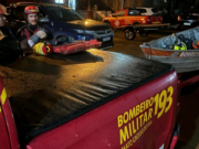 No 1º dia no Rio Grande do Sul, bombeiros de MS resgatam 154 pessoas, todas com vida