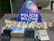 PM apreende quase meio quilo de maconha em Costa Rica e prende o traficante