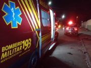 Jovem é socorrido ao ser baleado duas vezes em Chapadão do Sul