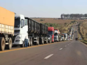 BR-163 continuava no sistema “Pare e Siga” até sexta-feira após rompimento de barragem