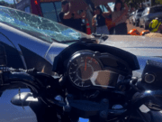 Moto estava a 90 km/h quando bateu no Palio na Av. 16