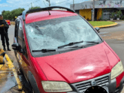 Adolescente provoca acidente e deixa duas pessoas feridas em Chapadão do Sul