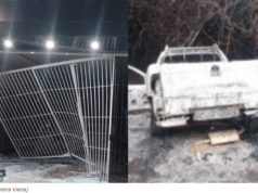 Trio arromba portão com pick-up, invade e furta joalheria em Aparecida do Taboado