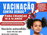 Costa Rica intensifica Vacinação contra Dengue em Crianças e Adolescentes de 10 a 14 Anos em horário estendido