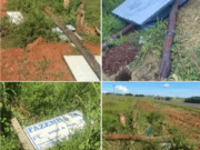 WAY remove placas de identificação de fazendas e revolta produtores