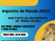 Participe da Campanha Imposto de Renda Solidário 2025 e ajude a transformar vidas em Costa Rica