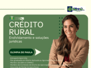 Palestra sobre Crédito Rural e Soluções Jurídicas acontece sexta-feira em Costa Rica
