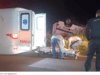 Ambulância capota durante tentativa de ultrapassagem na MS-395