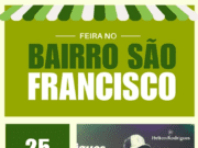 1ª Feira no Bairro São Francisco acontece sexta-feira no estacionamento da rodoviária em Costa Rica