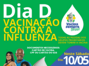 Vacinação contra Influenza terá Dia D no sábado (10) nas Unidades de Saúde de Costa Rica