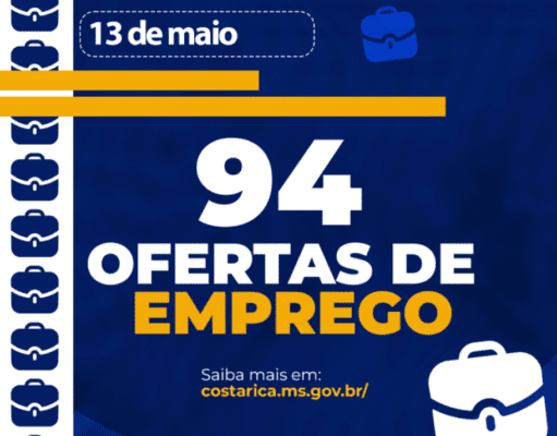Casa do Trabalhador de Costa Rica abre a semana com 94 vagas de emprego