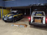 PRF apreende 162 Kg de cocaína escondidos em caixão funerário na BR-262