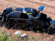 Fiat capota e cai em barranco próximo ao Rio Cascavel, em Costa Rica