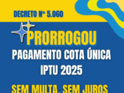 1ª Parcela: Prazo para pagar IPTU parcelado vence dia 10 de julho em Costa Rica