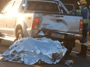 Motociclista morre ao colidir Biz na traseira de Hilux em sistema Pare/Siga na BR-158