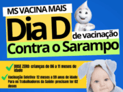 Dia D de mobilização e vacinação contra o Sarampo acontece sábado em Costa Rica