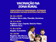 Costa Rica intensifica vacinação de rotina e contra a influenza para os moradores da zona rural