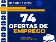 Casa do Trabalhador de Costa Rica inicia semana com 74 oportunidades de Emprego