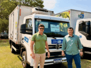 Costa Rica recebe caminhão baú refrigerado das mãos do governador Eduardo Riedel e da senadora Tereza Cristina