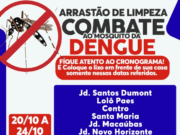 Área Central e adjacências em Costa Rica recebe Arrastão de Limpeza e combate ao mosquito da Dengue