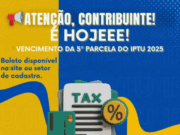 Vence hoje o prazo para quitar a 5ª Parcela do IPTU em Costa Rica