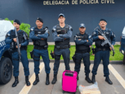 PM prende mulher em ônibus interestadual com grande quantidade de drogas em Paraíso das Águas