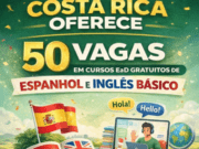 Costa Rica oferece 50 vagas em cursos EaD gratuitos de Espanhol e Inglês Básico pelo IFMS
