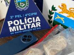 Mulher é presa com mais de 500 g de droga em Costa Rica