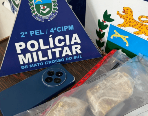 Mulher é presa com mais de 500 g de droga em Costa Rica