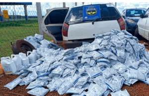BPMRv apreende quase meia tonelada de agrotóxicos contrabandeados no interior do MS