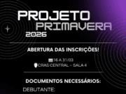 Projeto Primavera abre inscrições para debutantes 2026 em Costa Rica