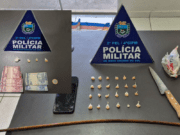 Polícia Militar prende homem e apreende menor por tráfico de drogas em Costa Rica