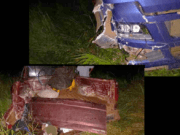 F1000 com problema mecânico é atingida por carreta na BR-060 entre Bela Alvorada e Camapuã