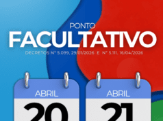 Prefeitura de Costa Rica decreta ponto facultativo a segunda (20), véspera do feriado de Tiradentes