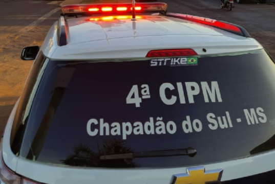 Polícia Militar retira homicida condenado das ruas de Chapadão do Sul