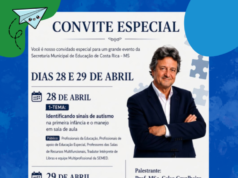 Evento promove diálogos e reflexões sobre Autismo em Costa Rica dias 28 e 29 de abril