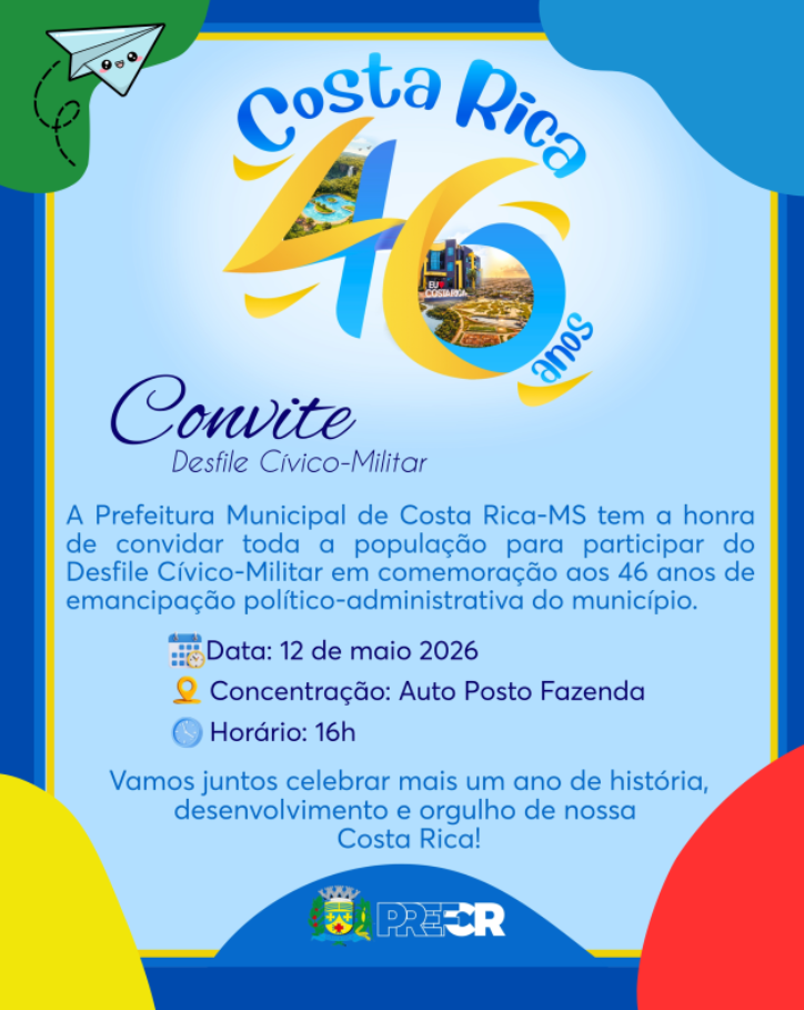 Costa Rica celebrará 46 anos com Desfile Cívico-Militar no dia 12 de maio