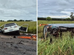 Identificadas as vítimas fatais de acidente entre ônibus e Golf na BR-060 em Camapuã