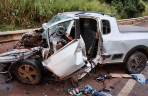 Jovem de Rio Verde morre em colisão violenta após tentativa de ultrapassagem na BR-163