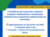 Prefeitura de Costa Rica inicia cadastro e atualização para programas habitacionais com agendamento no Conviver dia 1º