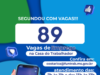 Casa do Trabalhador de Costa Rica inicia semana com 89 oportunidades de Emprego