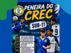 Peneira do CREC Sub-11 acontece dia 25 no estádio Laertão em Costa Rica